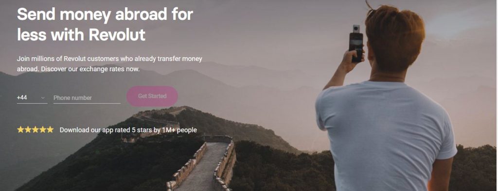 revolut virtual bank money transfer