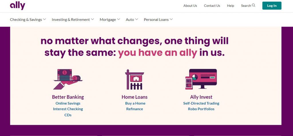 ally bank online bank US